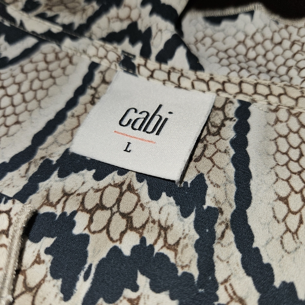 Cabi Serpentine Blouse Brand New Women Large - Picture 7 of 7